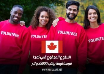 التطوع المدفوع في كندا: فرصة قيمة براتب 5000 دولار