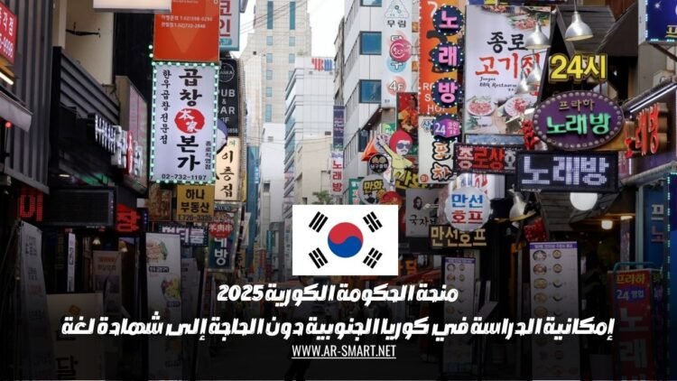 منحة الحكومة الكورية 2025: إمكانية الدراسة في كوريا الجنوبية دون الحاجة إلى شهادة لغة