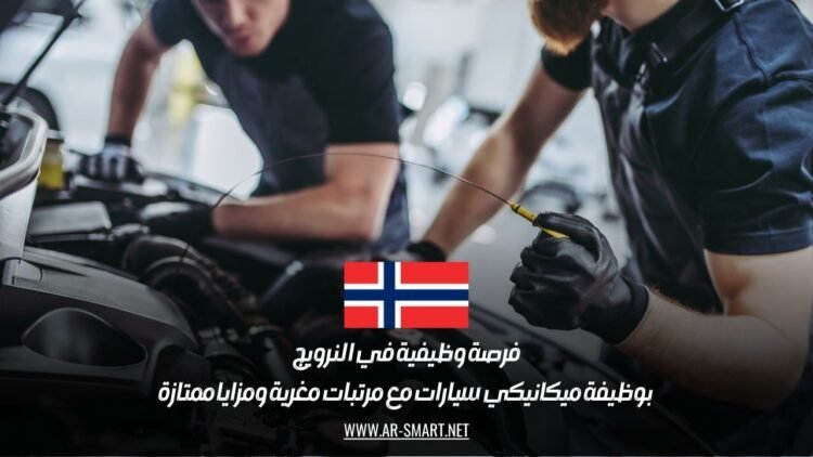 فرصة وظيفية في النرويج بوظيفة ميكانيكي سيارات مع مرتبات مغرية ومزايا ممتازة