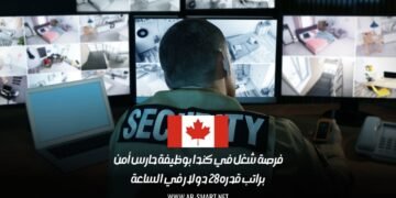 فرصة شغل في كندا بوظيفة حارس أمن براتب قدره 28 دولار في الساعة