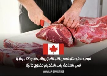 فرص عمل متاحة في كندا كجزار براتب قدره 28 دولارًا في الساعة: باب التقديم مفتوح حاليًا!