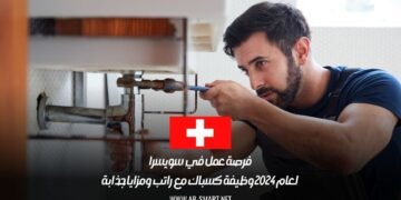 فرصة عمل في سويسرا لعام 2024: وظيفة كسباك مع راتب ومزايا جذابة