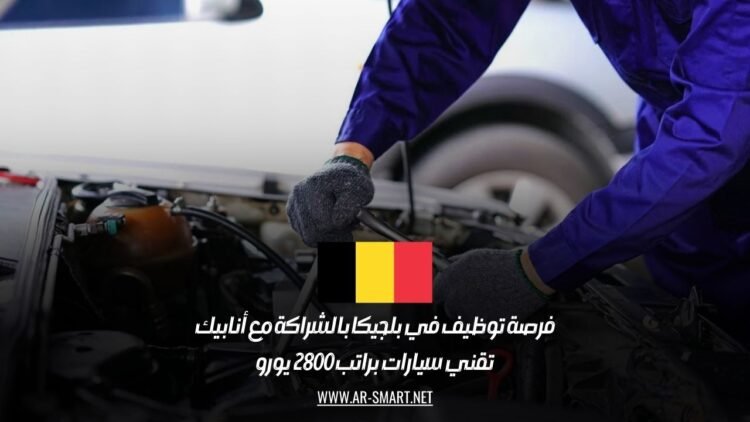 فرصة توظيف في بلجيكا بالشراكة مع أنابيك:تقني سيارات براتب 2800 يورو