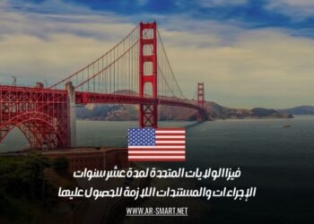فيزا الولايات المتحدة لمدة عشر سنوات: الإجراءات والمستندات اللازمة للحصول عليها