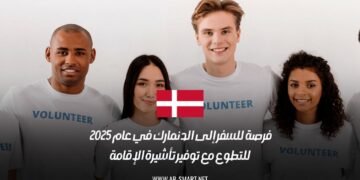 فرصة للسفر إلى الدنمارك في عام 2025 للتطوع مع توفير تأشيرة الإقامة.