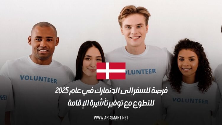 فرصة للسفر إلى الدنمارك في عام 2025 للتطوع مع توفير تأشيرة الإقامة.