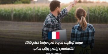 فرصة توظيف جديدة في فرنسا لعام 2025: اختصاصي زراعي براتب جذاب