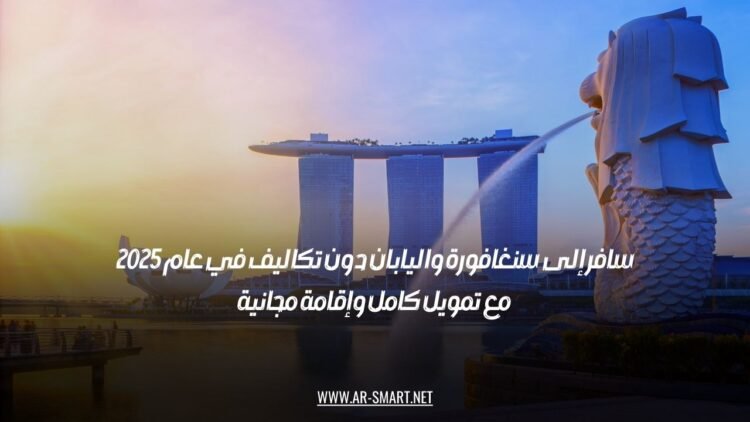 سافر إلى سنغافورة واليابان دون تكاليف في عام 2025 مع تمويل كامل وإقامة مجانية