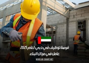 فرصة توظيف في دبي لعام 2025 كعامل في مجال البناء