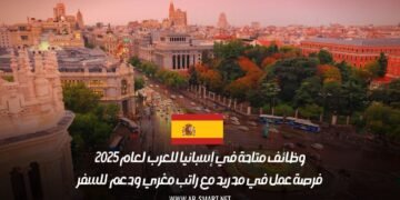 وظائف متاحة في إسبانيا للعرب لعام 2025: فرصة عمل في مدريد مع راتب مغري ودعم للسفر
