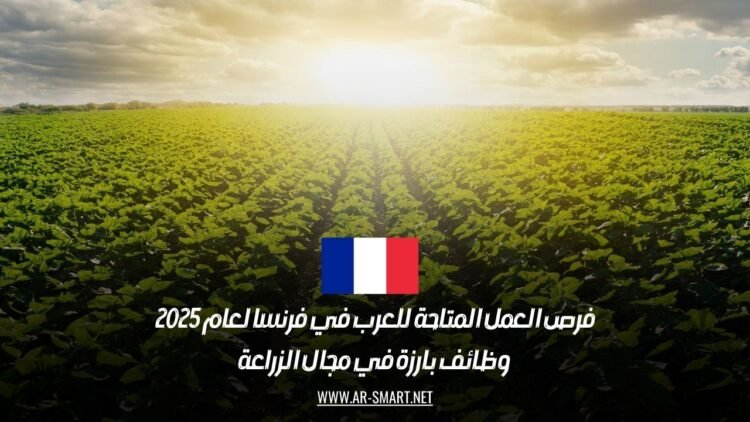 فرص العمل المتاحة للعرب في فرنسا لعام 2025: وظائف بارزة في مجال الزراعة
