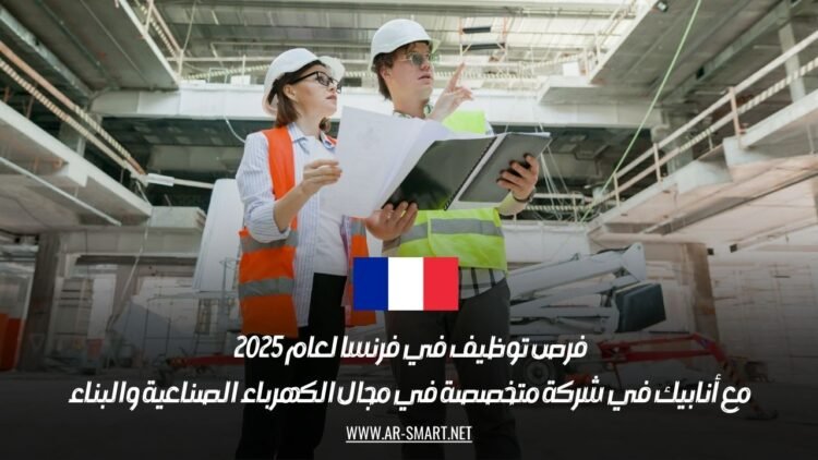 فرص توظيف في فرنسا لعام 2025 مع أنابيك في شركة متخصصة في مجال الكهرباء الصناعية والبناء