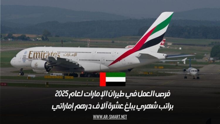 فرص العمل في طيران الإمارات لعام 2025: براتب شهري يبلغ عشرة آلاف درهم إماراتي