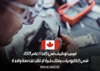 فرص توظيف في كندا لعام 2025: فني إلكترونيات يمتلك خبرة لا تقل عن سنة واحدة