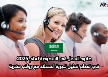 عقود العمل في السعودية لعام 2025: في قطاع تمثيل تجربة العملاء مع رواتب مغرية