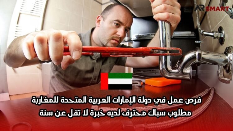فرص عمل في دولة الإمارات العربية المتحدة للمغاربة: مطلوب سباك محترف لديه خبرة لا تقل عن سنة