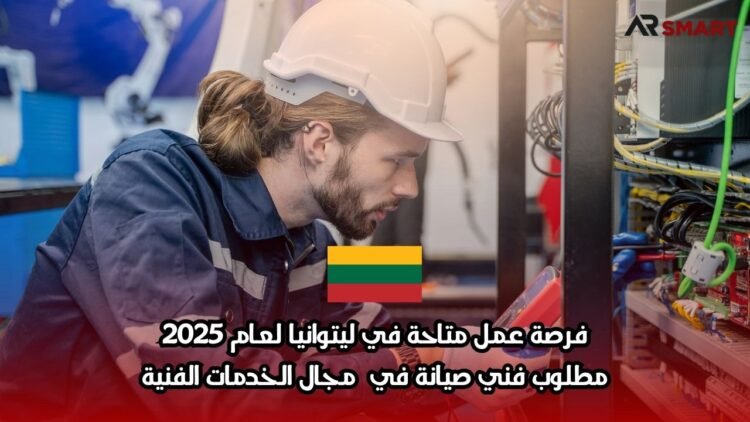 فرصة عمل متاحة في ليتوانيا لعام 2025: مطلوب فني صيانة في مجال الخدمات الفنية