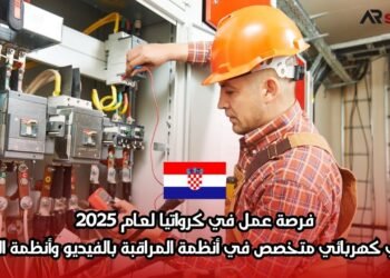 فرصة عمل في كرواتيا لعام 2025: فني كهربائي متخصص في أنظمة المراقبة بالفيديو وأنظمة الإنذار