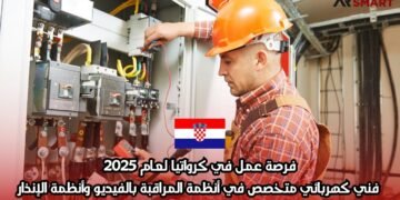 فرصة عمل في كرواتيا لعام 2025: فني كهربائي متخصص في أنظمة المراقبة بالفيديو وأنظمة الإنذار