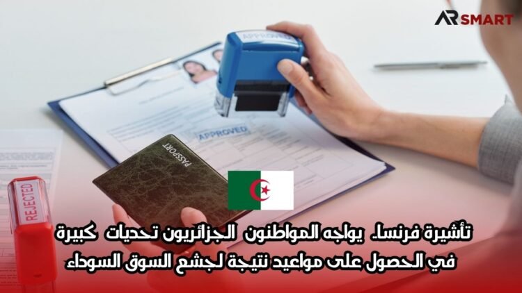 تأشيرة فرنسا.. يواجه المواطنون الجزائريون تحديات كبيرة في الحصول على مواعيد نتيجة لجشع السوق السوداء
