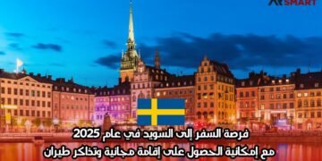 فرصة السفر إلى السويد في عام 2025 مع إمكانية الحصول على إقامة مجانية وتذاكر طيران