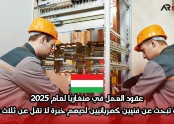 عقود العمل في هنغاريا لعام 2025: شركة تبحث عن فنيين كهربائيين لديهم خبرة لا تقل عن ثلاث سنوات