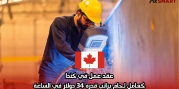 عقد عمل في كندا: كعامل لحام براتب قدره 34 دولار في الساعة