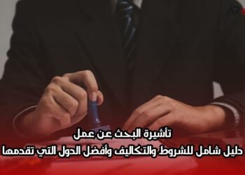 تأشيرة البحث عن عمل: دليل شامل للشروط والتكاليف وأفضل الدول التي تقدمها
