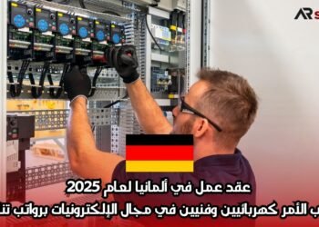 عقد عمل في ألمانيا لعام 2025: يتطلب الأمر كهربائيين وفنيين في مجال الإلكترونيات برواتب تنافسية