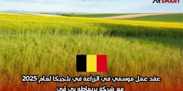 عقد عمل موسمي في الزراعة في بلجيكا لعام 2025 مع شركة بريماطو بي ڤي