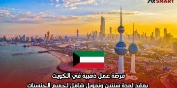 فرصة عمل ذهبية في الكويت بعقد لمدة سنتين وتمويل شامل لجميع الجنسيات