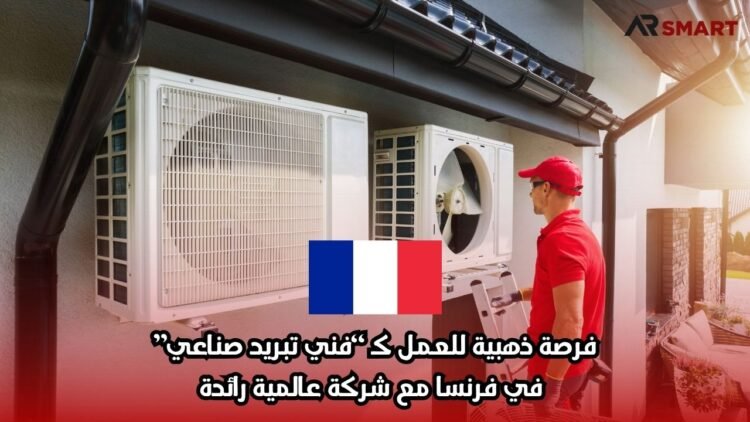 فرصة ذهبية للعمل كـ “فني تبريد صناعي” في فرنسا مع شركة عالمية رائدة
