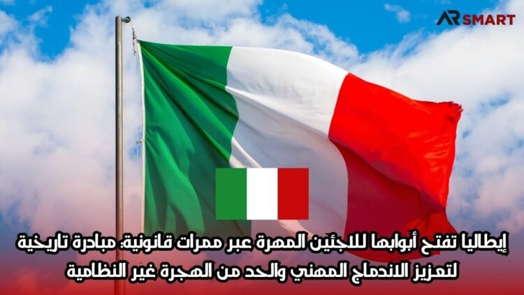 إيطاليا تفتح أبوابها للاجئين المهرة عبر ممرات قانونية: مبادرة تاريخية لتعزيز الاندماج المهني والحد من الهجرة غير النظامية