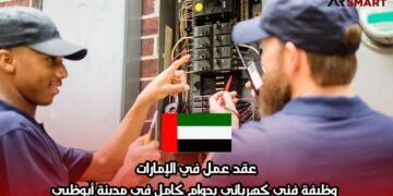 عقد عمل في الإمارات: وظيفة فني كهربائي بدوام كامل في مدينة أبوظبي