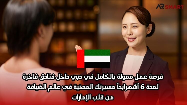 فرصة عمل ممولة بالكامل في دبي داخل فنادق فاخرة لمدة 6 أشهر: ابدأ مسيرتك المهنية في عالم الضيافة من قلب الإمارات
