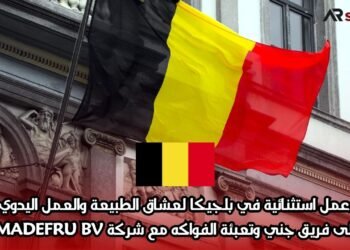 فرصة عمل استثنائية في بلجيكا لعشاق الطبيعة والعمل اليدوي: انضم إلى فريق جني وتعبئة الفواكه مع شركة MADEFRU BV