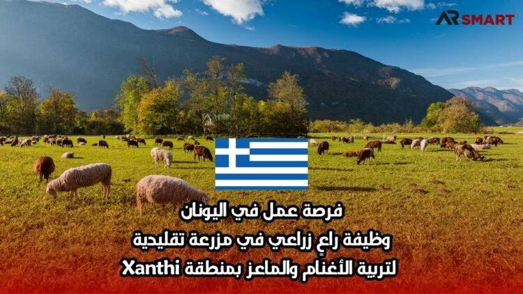 فرصة عمل في اليونان: وظيفة راعٍ زراعي في مزرعة تقليدية لتربية الأغنام والماعز بمنطقة Xanthi