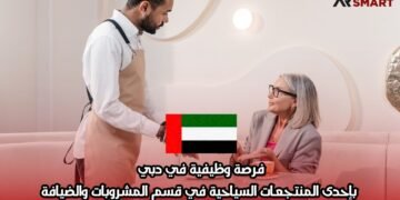 فرصة وظيفية في دبي بإحدى المنتجعات السياحية في قسم المشروبات والضيافة