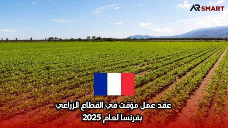 عقد عمل مؤقت في القطاع الزراعي بفرنسا لعام 2025