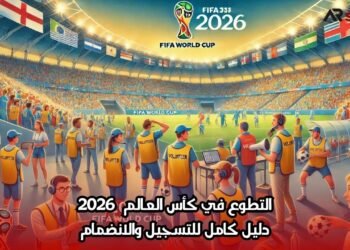 التطوع في كأس العالم 2026: دليل كامل للتسجيل والانضمام