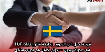 فرصة عمل في السويد: وظيفة مُنتر إطارات H/F في مدينة بودين – بدوام كامل مع تدريب شامل