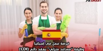 فرصة عمل في إسبانيا: وظيفة “مساعد منزلي” بعقد دائم (CDI)