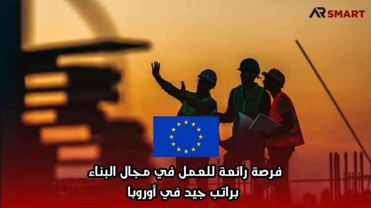 فرصة رائعة للعمل في مجال البناء براتب جيد في أوروبا