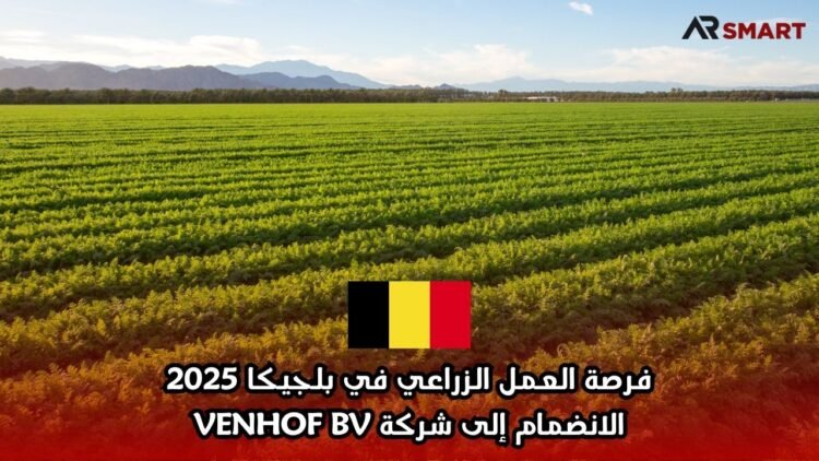 فرصة العمل الزراعي في بلجيكا 2025: الانضمام إلى شركة VENHOF BV