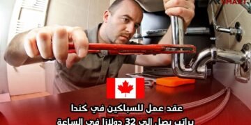 عقد عمل للسباكين في كندا براتب يصل إلى 32 دولارًا في الساعة