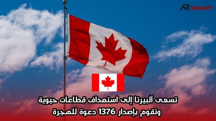 تسعى ألبيرتا إلى استهداف قطاعات حيوية وتقوم بإصدار 1376 دعوة للهجرة