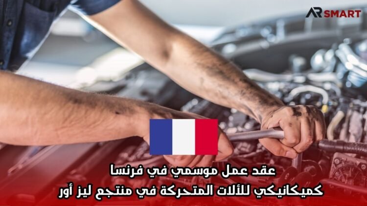 عقد عمل موسمي في فرنسا كميكانيكي للألات المتحركة في منتجع ليز أور
