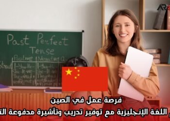 فرصة عمل في الصين لتعليم اللغة الإنجليزية مع توفير تدريب وتأشيرة مدفوعة التكاليف
