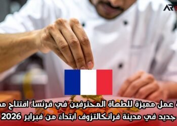 فرصة عمل مميزة للطهاة المحترفين في فرنسا: افتتاح مطعم جديد في مدينة فرانكالترُوف ابتداءً من فبراير 2026