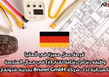 فرصة عمل مميزة في ألمانيا: وظيفة رسّام/رسّامة تقني(ة) في مجال الهندسة الكهربائية لدى شركة Brunel GmbH بمدينة شتوتغارت